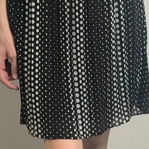 Michael Kors black polka dot dress